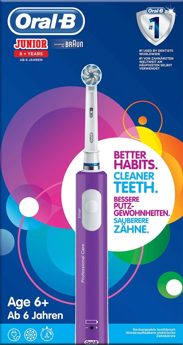 Oral B Oral-B Junior - Elektrische Tandenborstel - Paars - Afbeelding 10