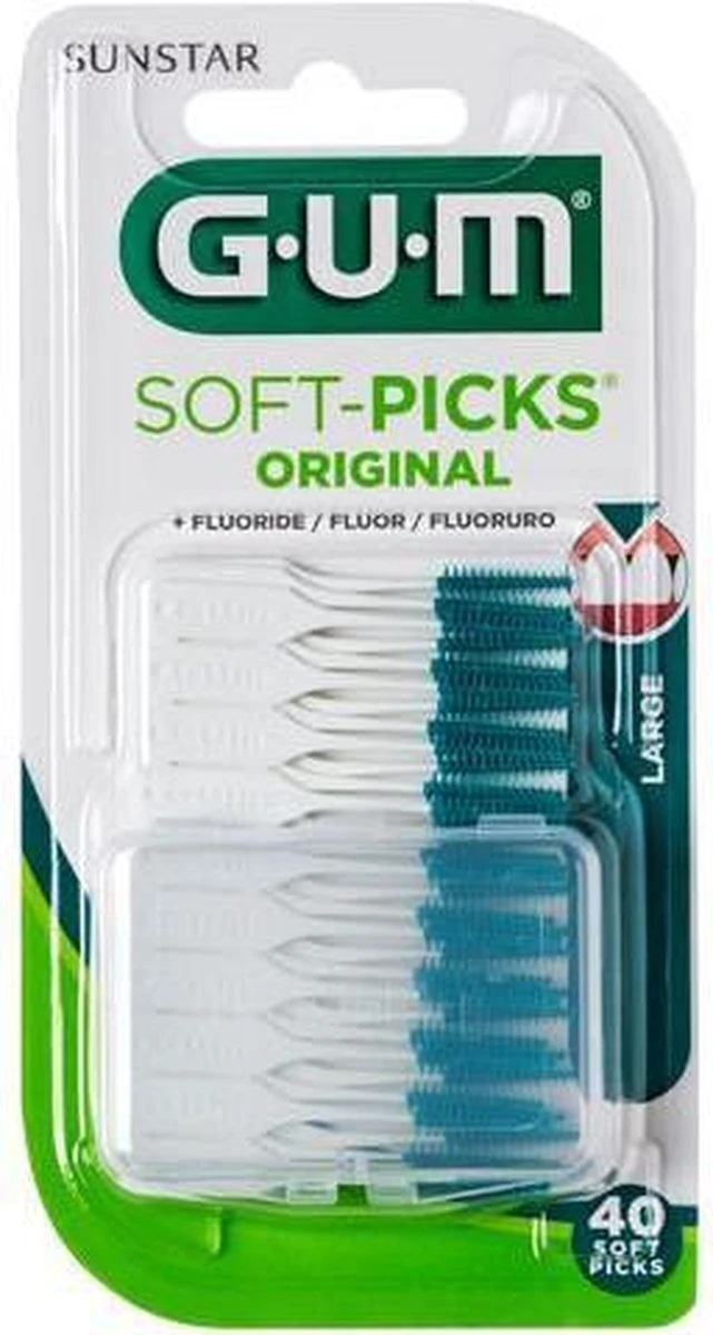 GUM® Gum Soft Picks Large - 40 St - Rager - Afbeelding 5