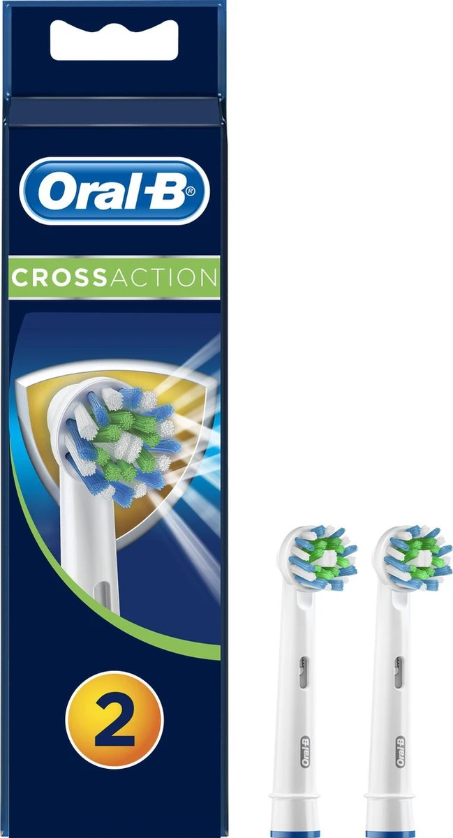 Oral B Oral-B Cross Action EB50 - 2 Stuks - Opzetborstels