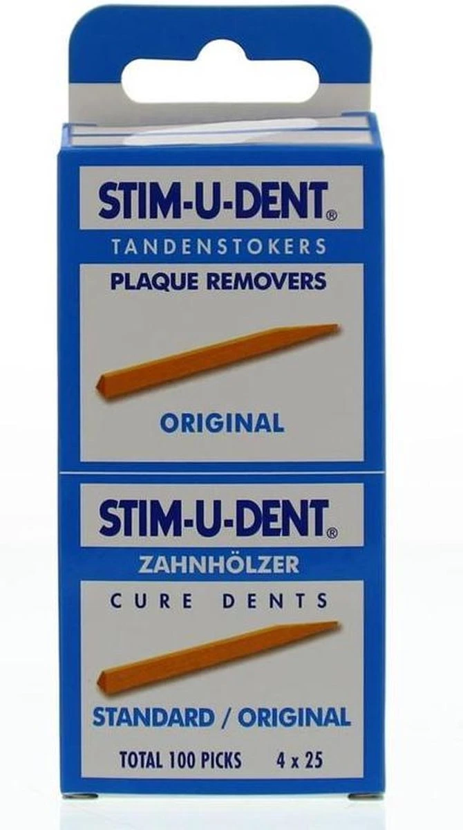 Stimudent Origineel - 4x 25 St - Tandenstoker - Afbeelding 3