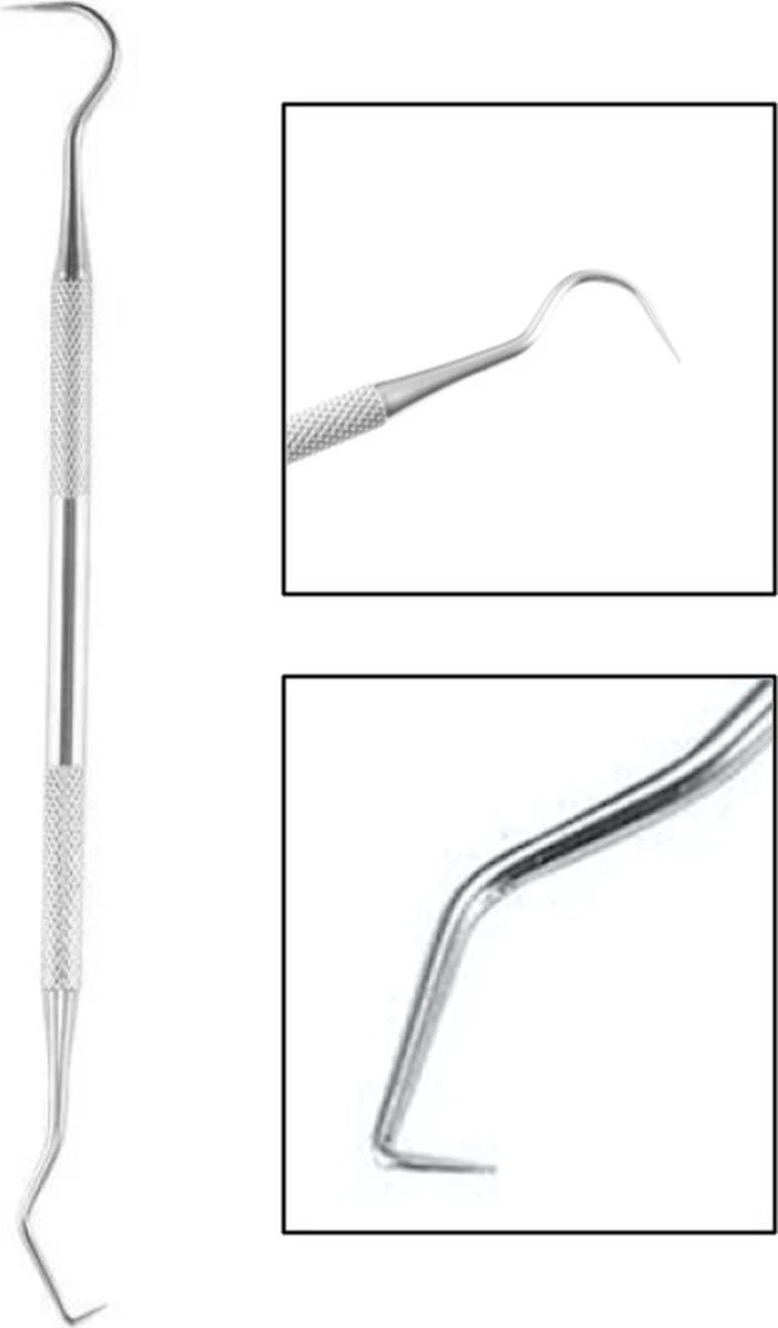 Tandsteenhaakje Voor Het Makkelijk En Snel Verwijderen Van Tandsteen! (Scherp) - Afbeelding 2