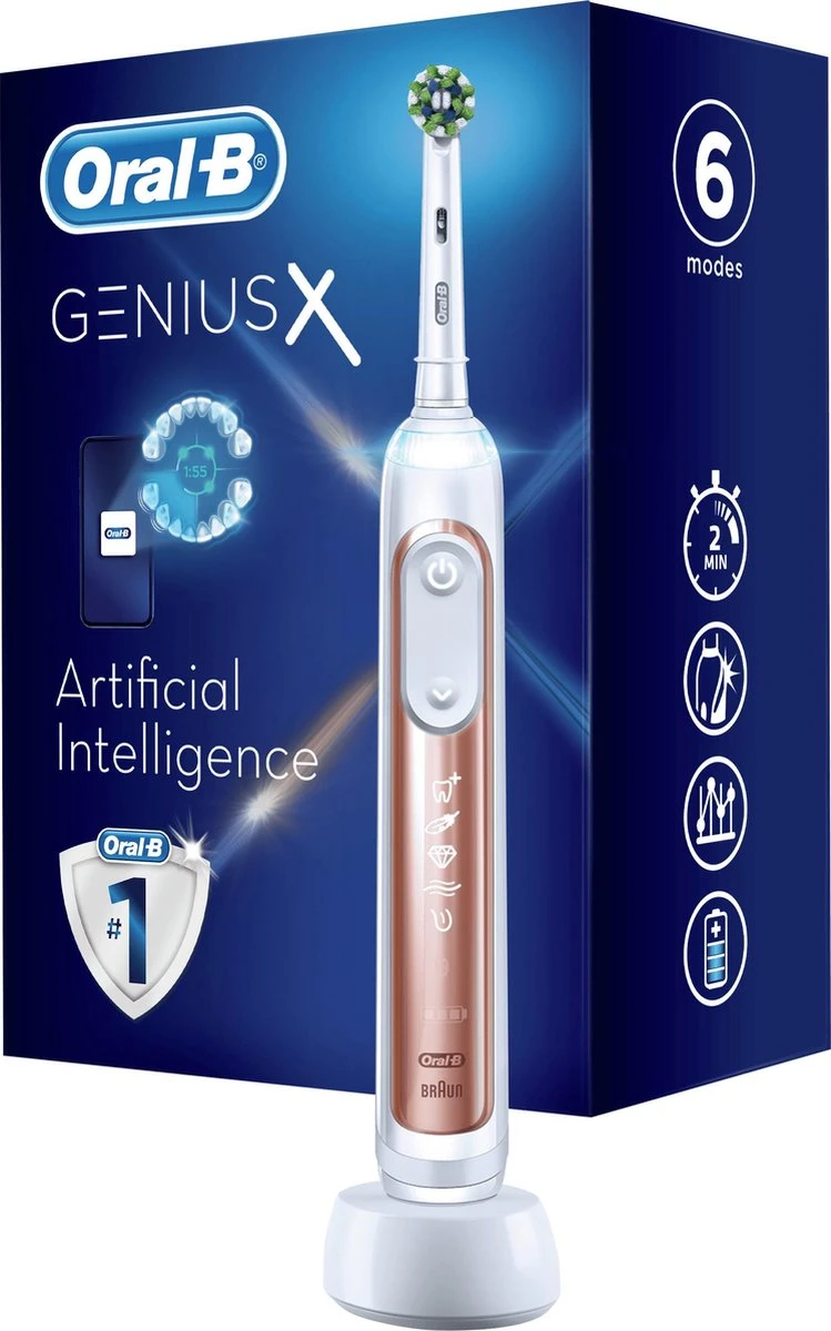 Oral B Oral-B Genius X Elektrische Tandenborstel Rosegold - Afbeelding 4