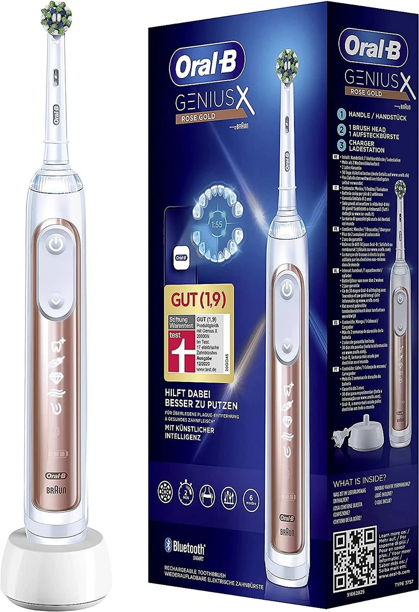 Oral B Oral-B Genius X Elektrische Tandenborstel Rosegold