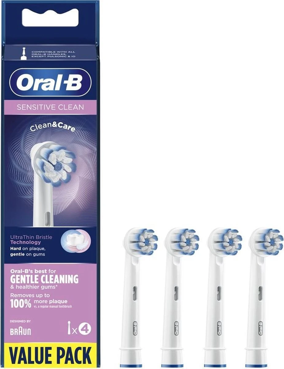 Oral B Oral-B Sensitive Clean - Opzetborstels - 4 Stuks - Afbeelding 8