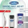 Dentek Gebits EHBO Kit. Met Noodvulling, Tandbewaarbox En Anti- Kiespijn Vloeistof. Ook Voor Verloren Kronen, Vullingen, Kiespijn En Gaatjes