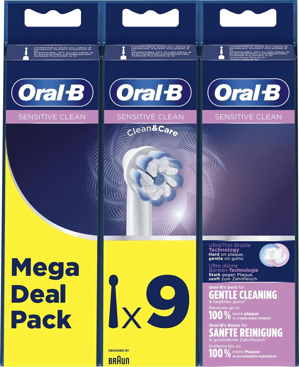 Oral B ORAL-B - OPZETBORSTELS - EB60 Sensi Ultrathin Refills 3+3+3 - 80338442 - Afbeelding 3